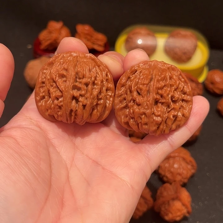 文玩核桃吊坠四座楼