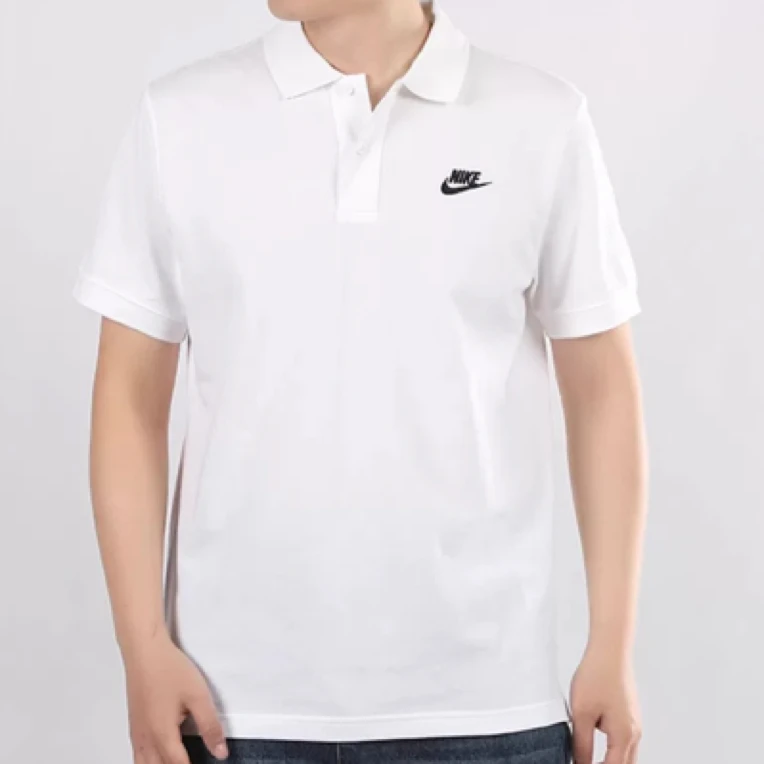 Nike耐克官方正品男子翻领夏季针织休闲POLO衫短袖T恤CJ4457-100