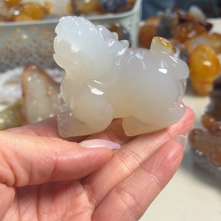 玛瑙/玉髓未镶嵌吊坠(不含链)