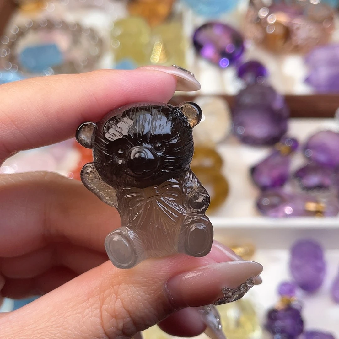 水晶颈饰未镶嵌糖*芦天然水晶吊坠234