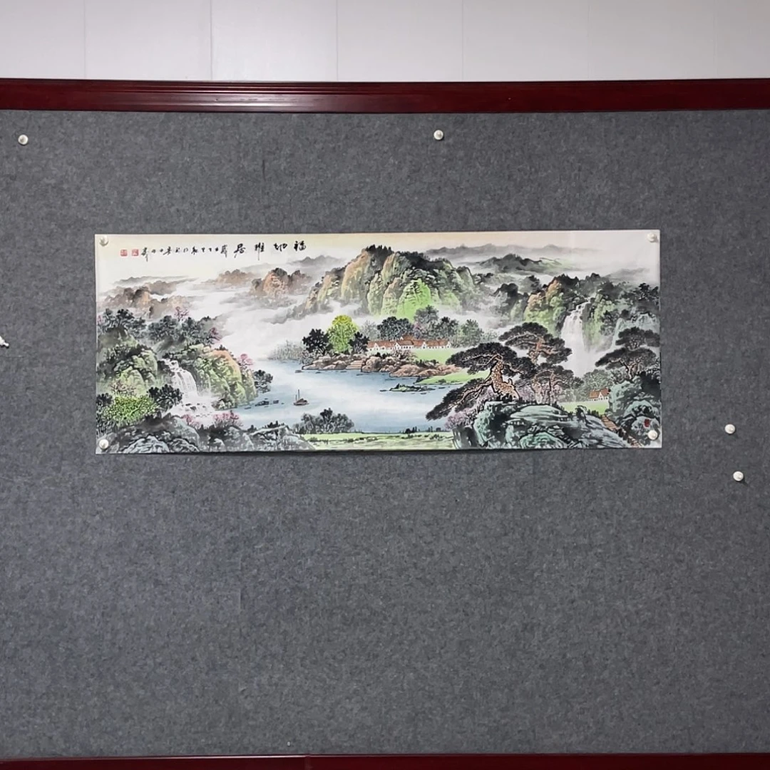 国画小六尺178.69画芯 捡漏 孙兆义老师