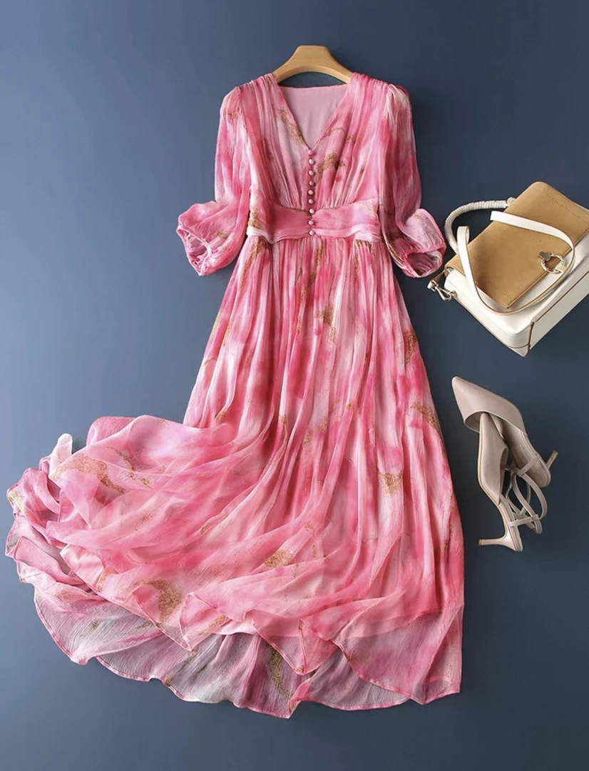 壹品真丝古着连衣裙【直播间专用链接】