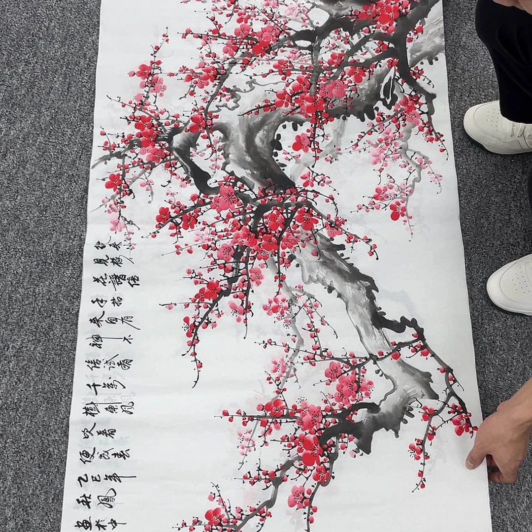 国画纯手绘字画宣纸