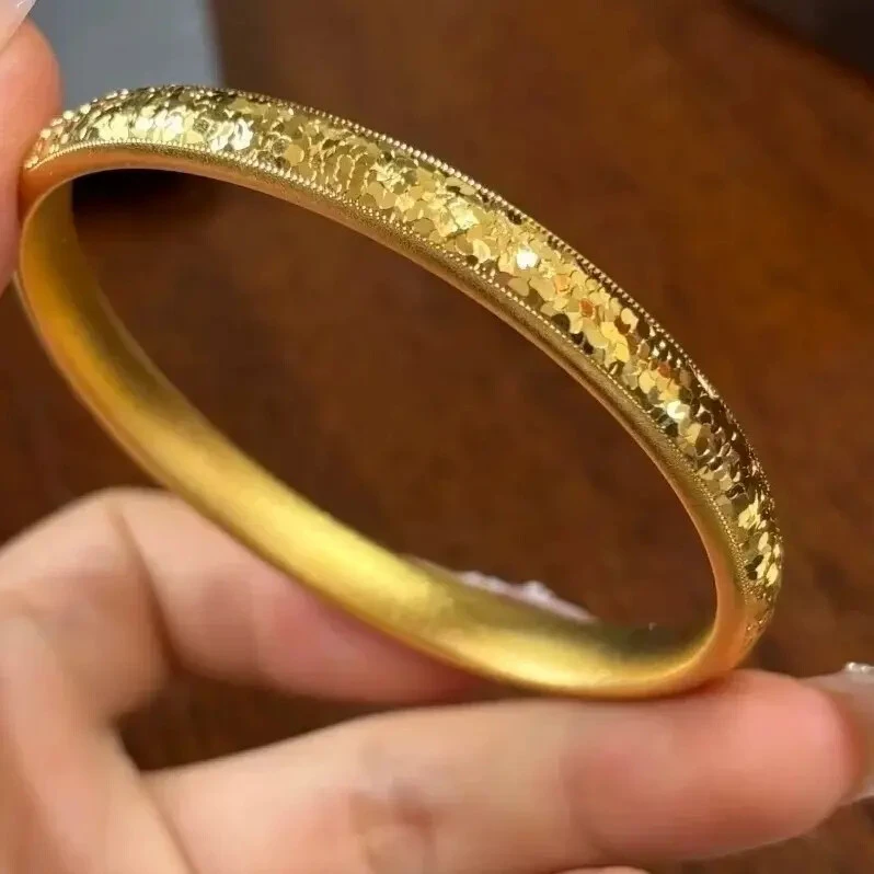 【矿金】 古法爆闪碎冰冰泥鳅背 N7 精工细作