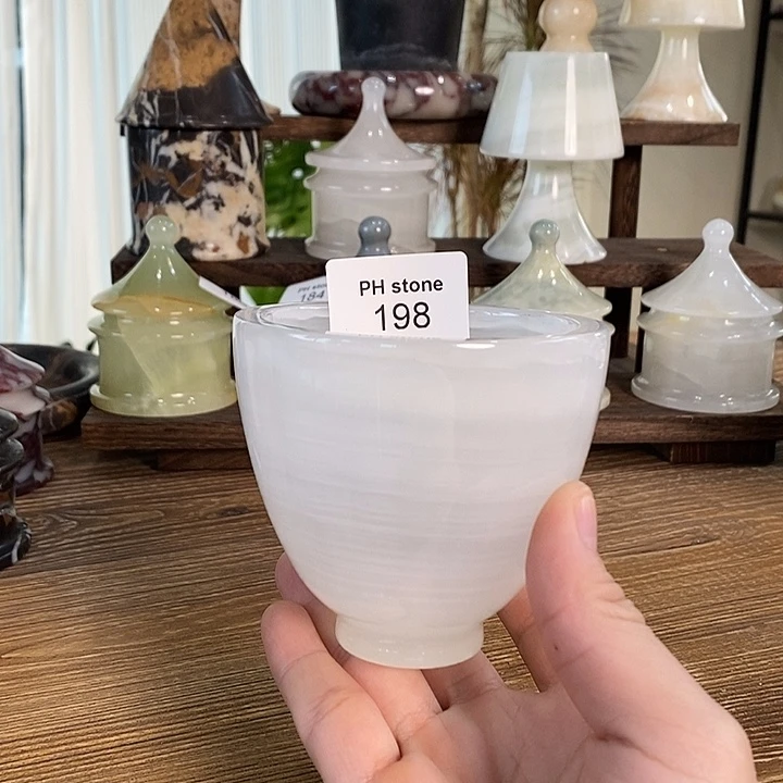 石材198白冰冰透杯