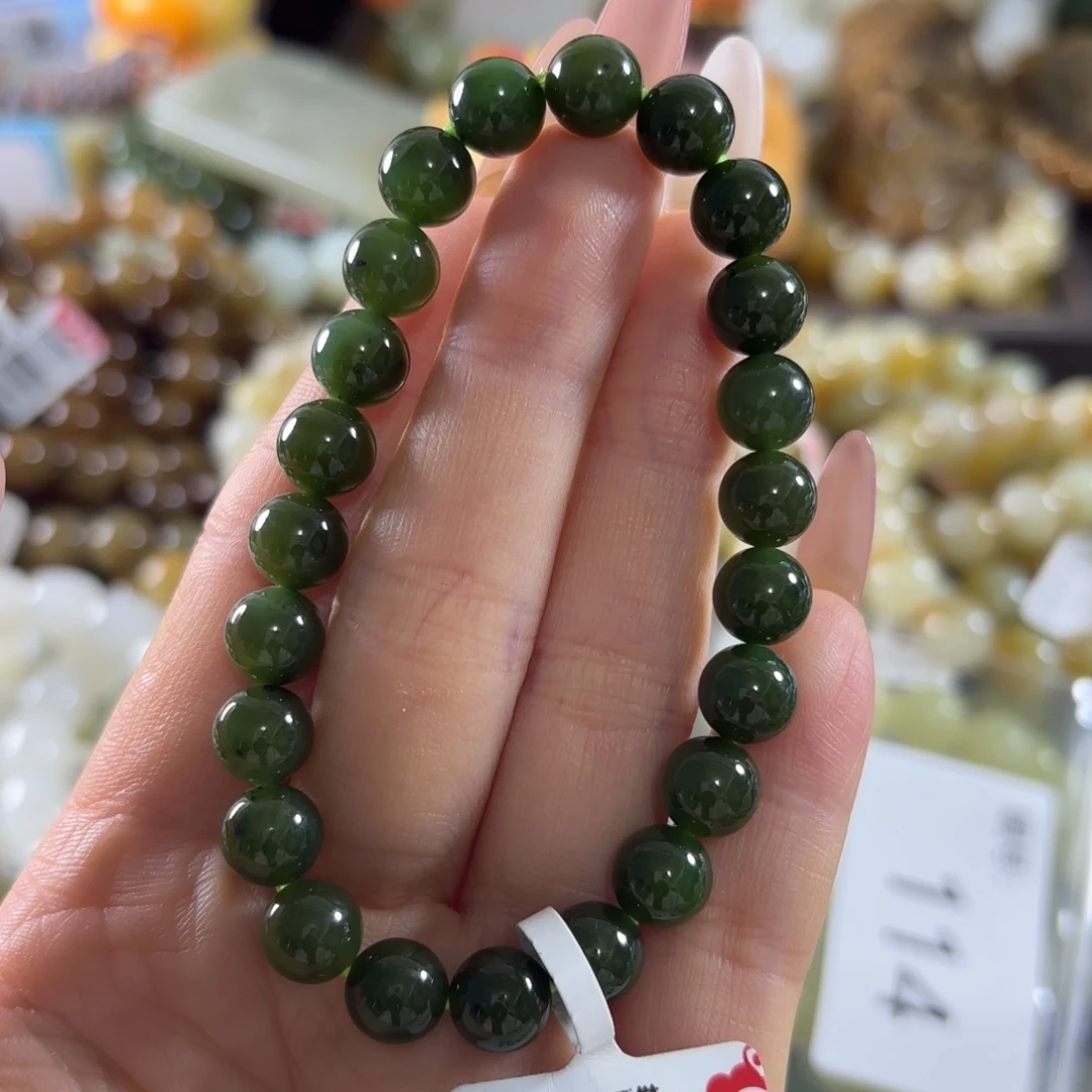 和田玉未镶嵌手链114