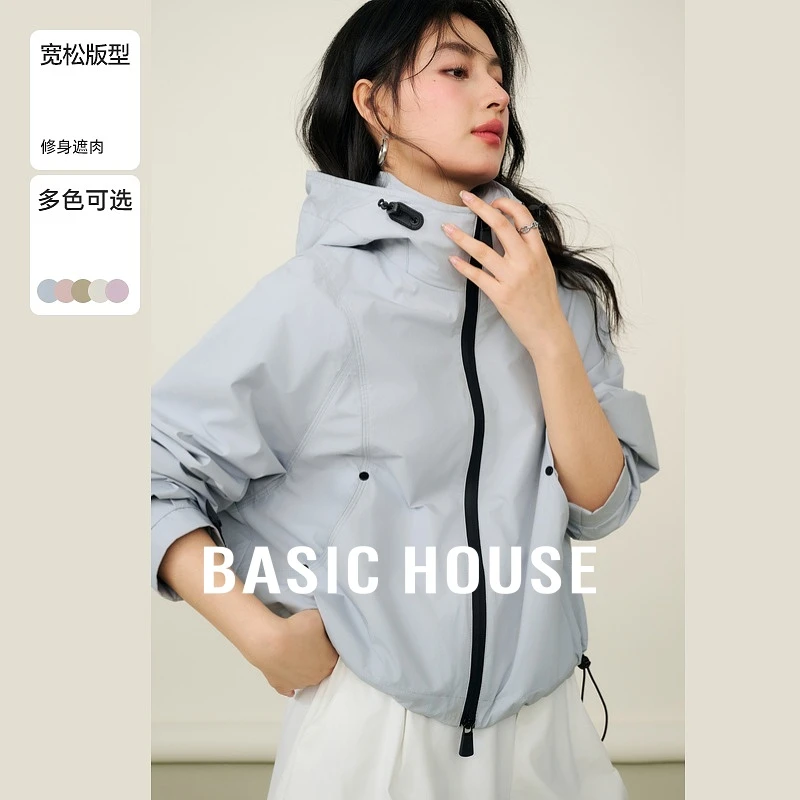 Basic House/百家好新款秋季洋气小众运动休闲外套-B0625H5C712