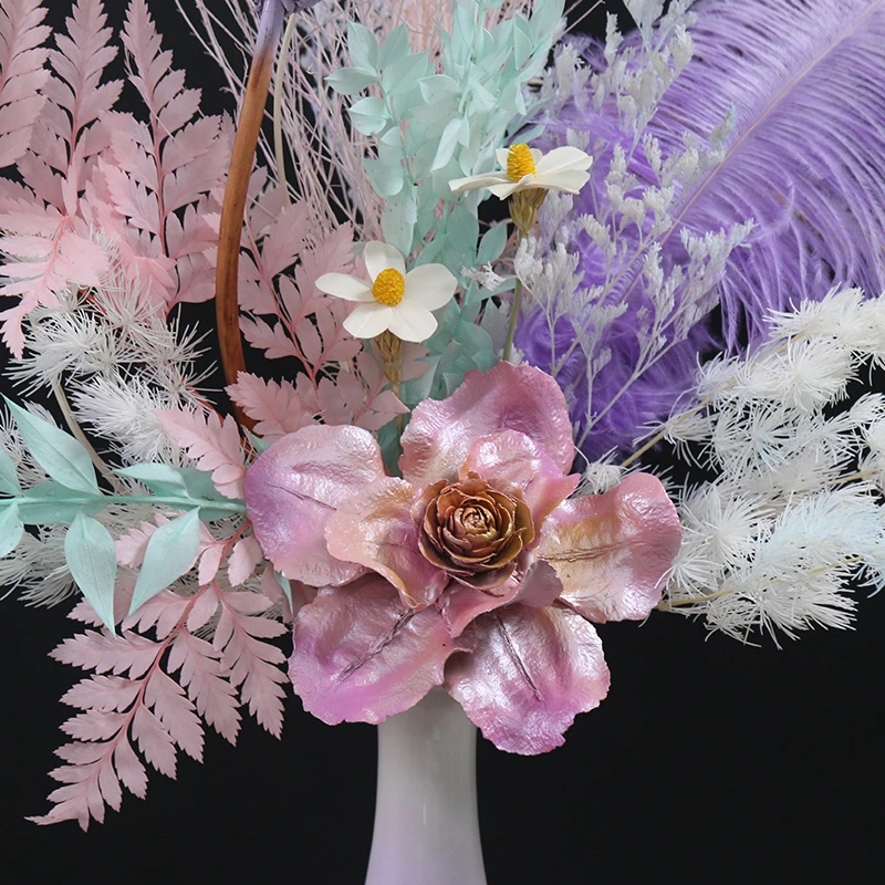 【花一专属】 混搭高端家居插花干花永生花花束家居装饰插花摆件