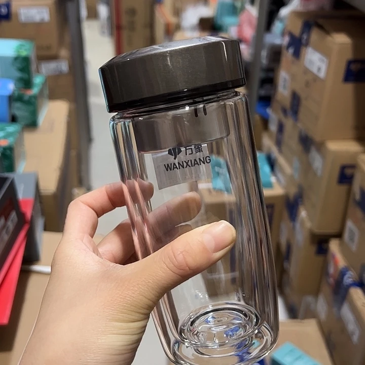 万象时空知了v406玻璃杯360玻璃杯➕被套