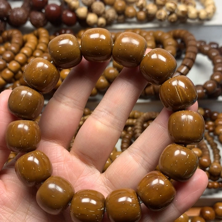 紫金鼠手串17*16mm大尺寸实心老型瑕疵福利款