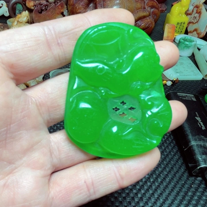 滴血莲花菩提把件