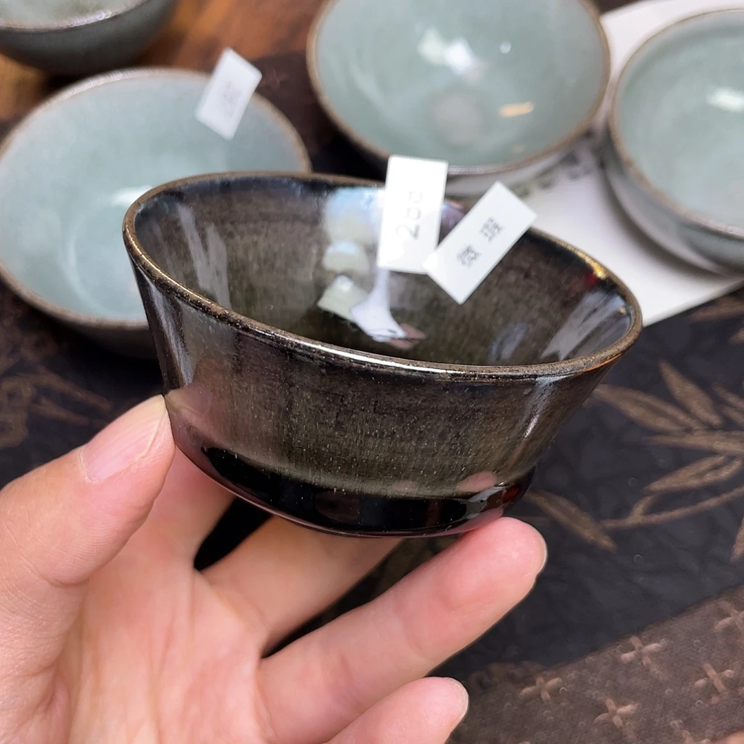 茶盏288福临号建盏柴烧薄胎微瑕