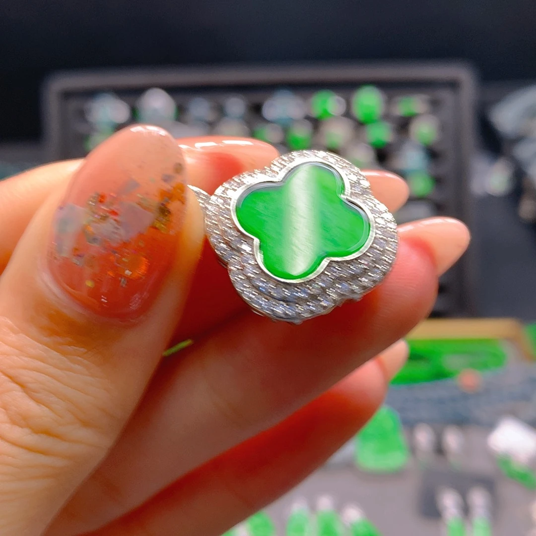 未镶嵌戒指翡翠天然翡翠