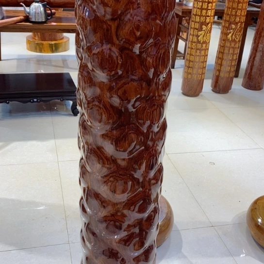 【闪购商品】花梨木类黄花梨横财风水柱