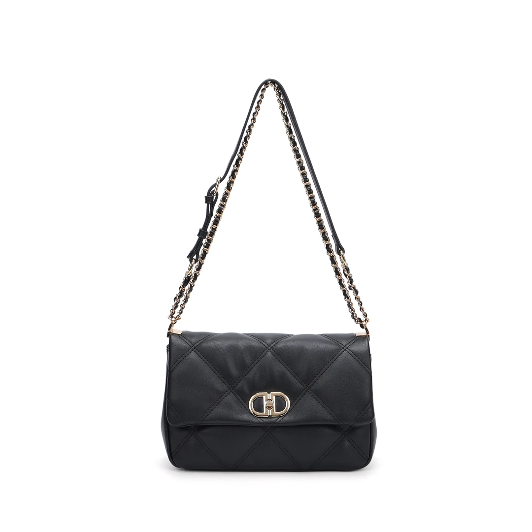 BV&GV/25年秋冬上新小香风百搭气质复古手拎单肩包菱格斜挎包包包