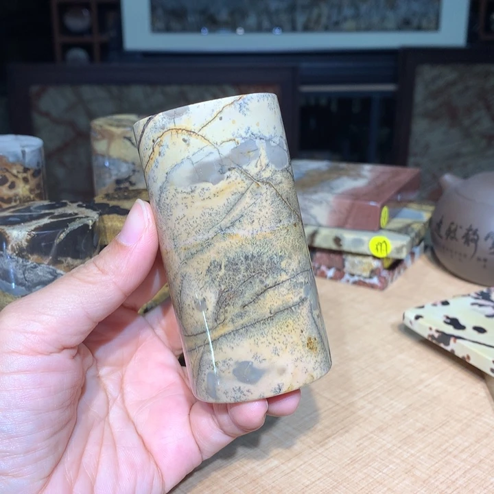 用***4，广西国画石摆件，收藏观赏