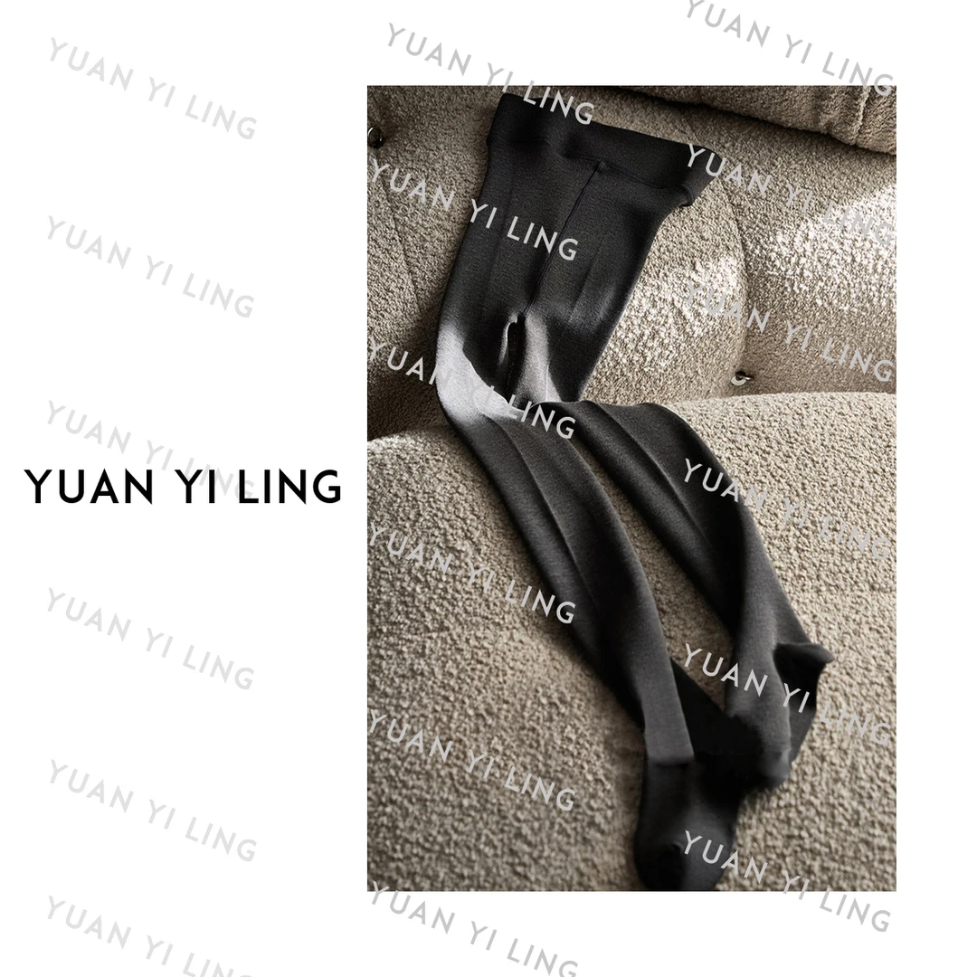 袁艺灵【高智穿搭】意大利进口无缝机织莱赛尔高密编织打底裤