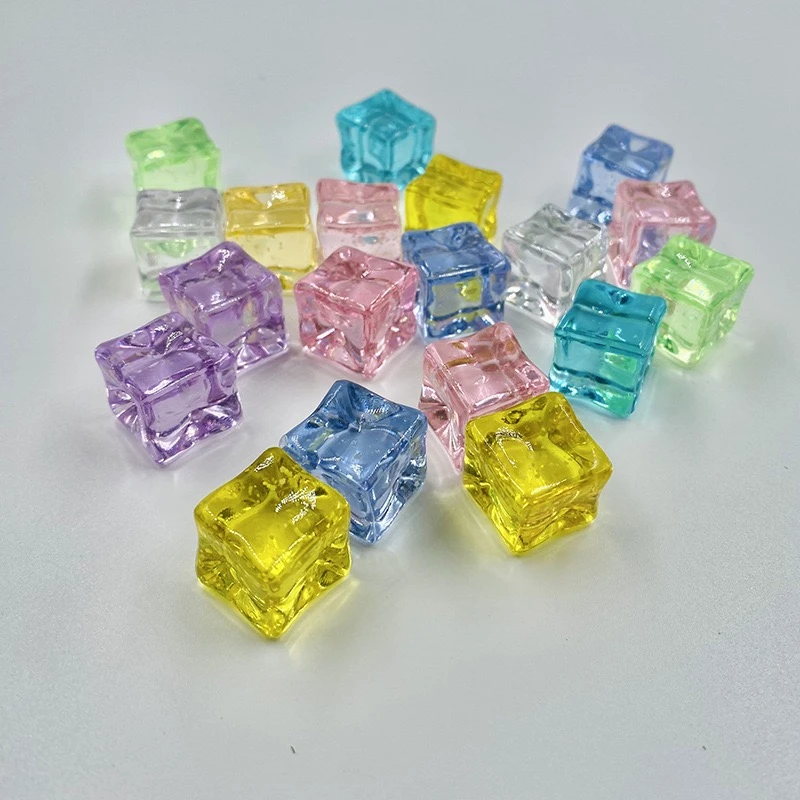 夜光细闪星空冰块 简约创意DIY手工彩色透明摆件