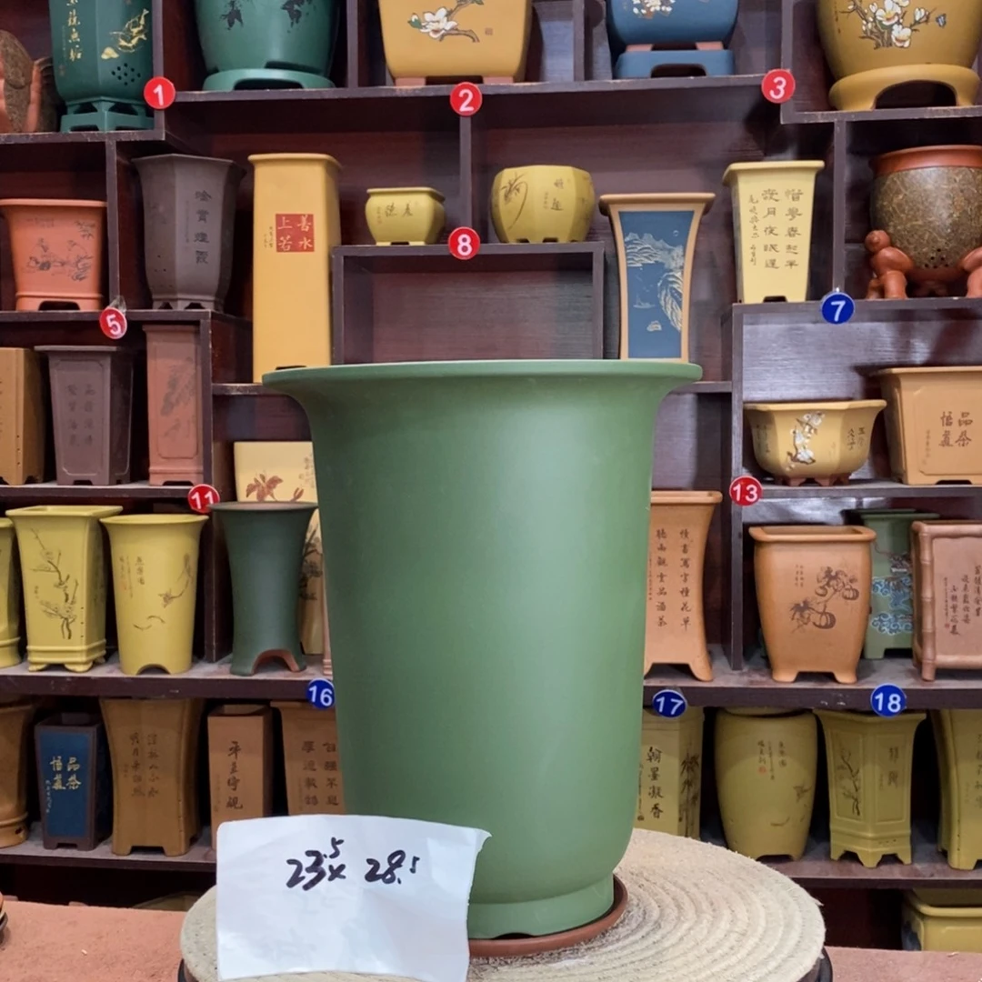 紫砂艺术紫砂花盆