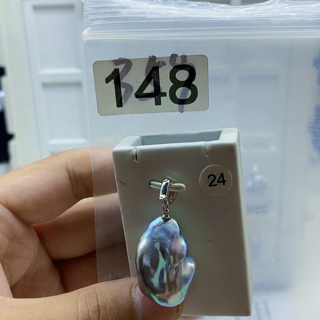 颈饰合金淡水珍珠