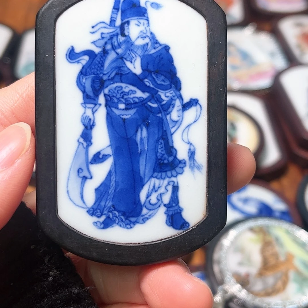 瓷片风*瓷片挂件一个