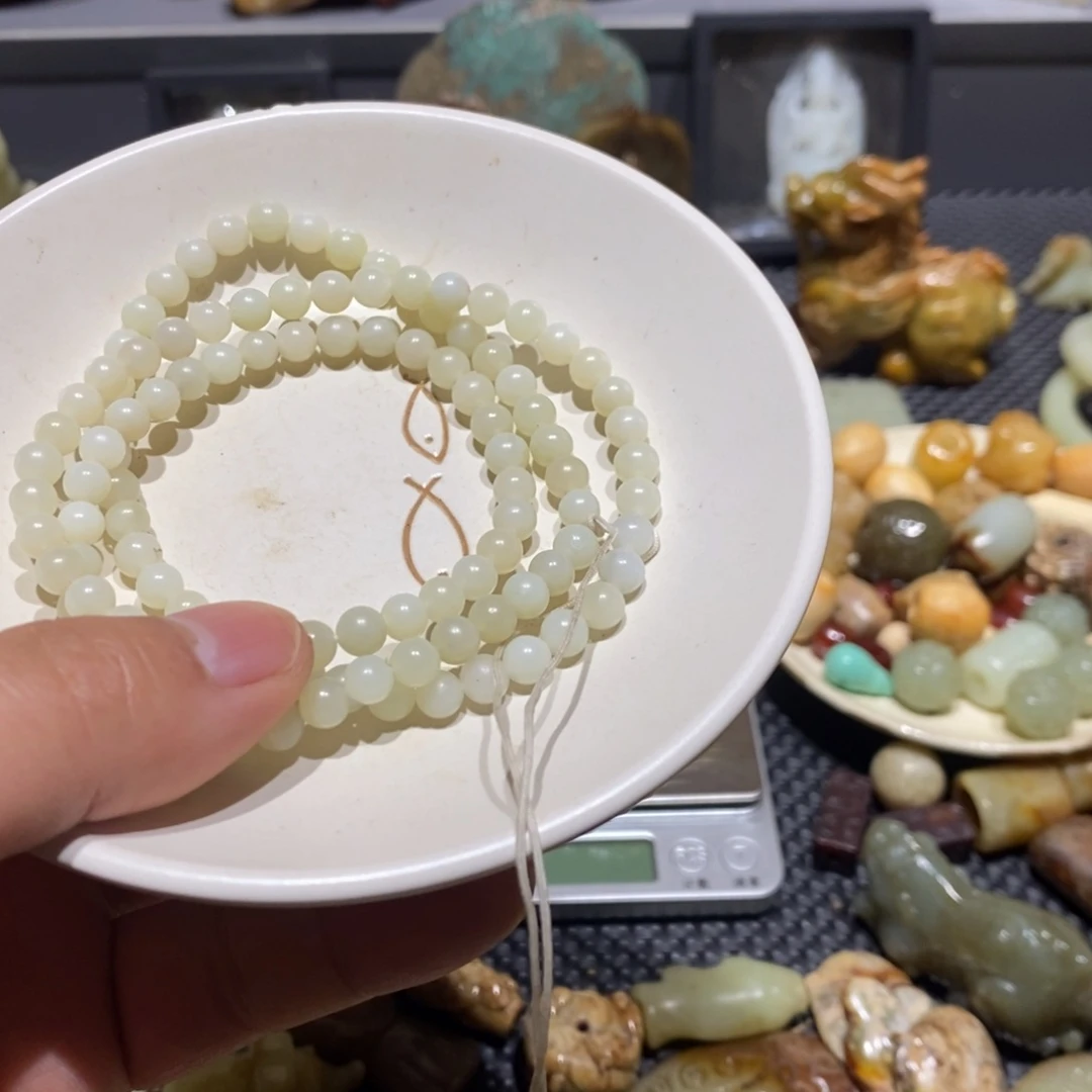 瓷片汉**都白底印花好链子的