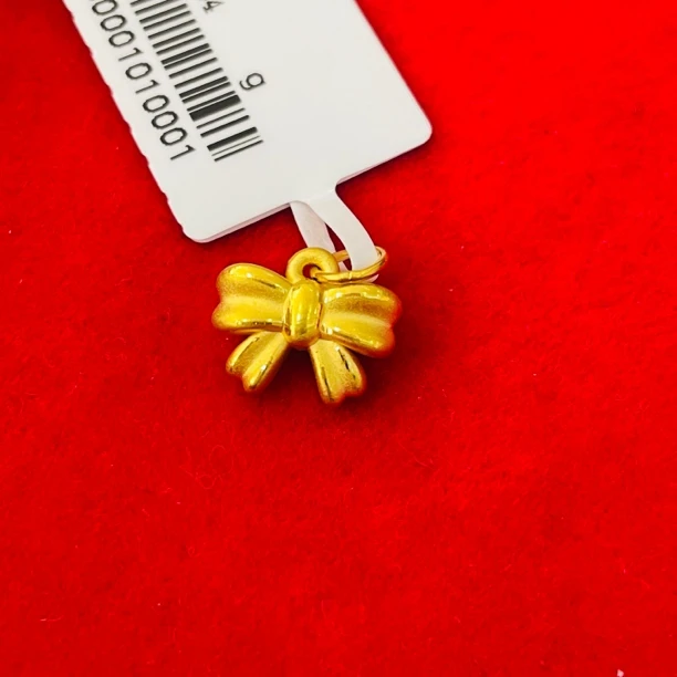 【莹莹专享】足金999饰品 法式蝴蝶结 XP 0.94