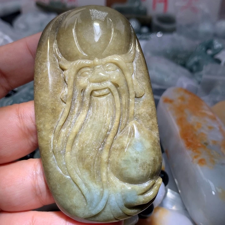 翡翠未镶嵌颈饰保真天然A货翡翠