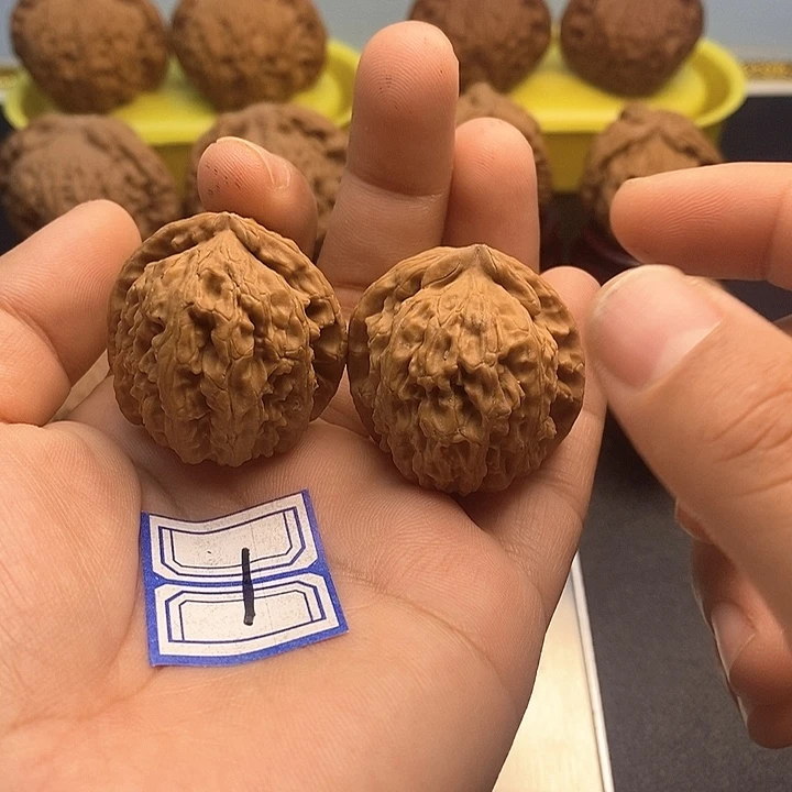 文玩核桃把件33白狮子