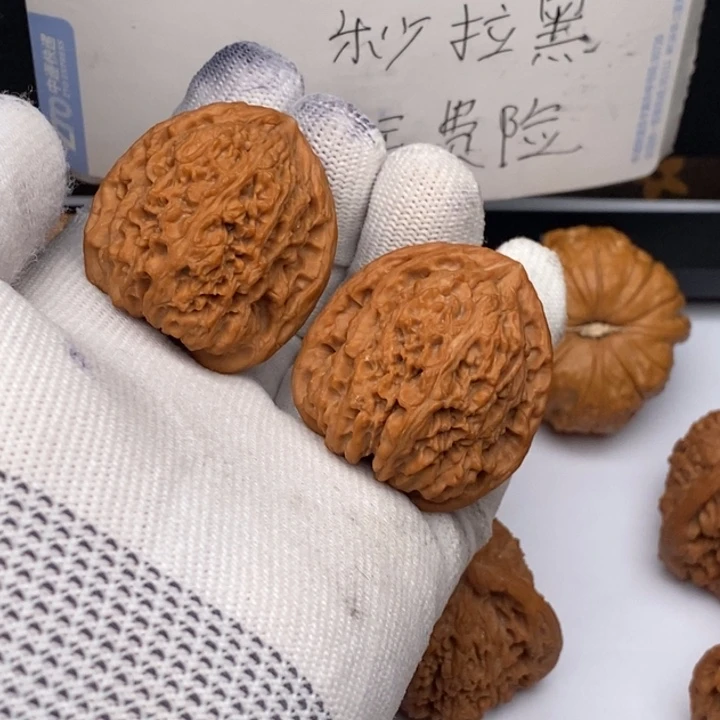 把件文玩核桃三角南疆石39