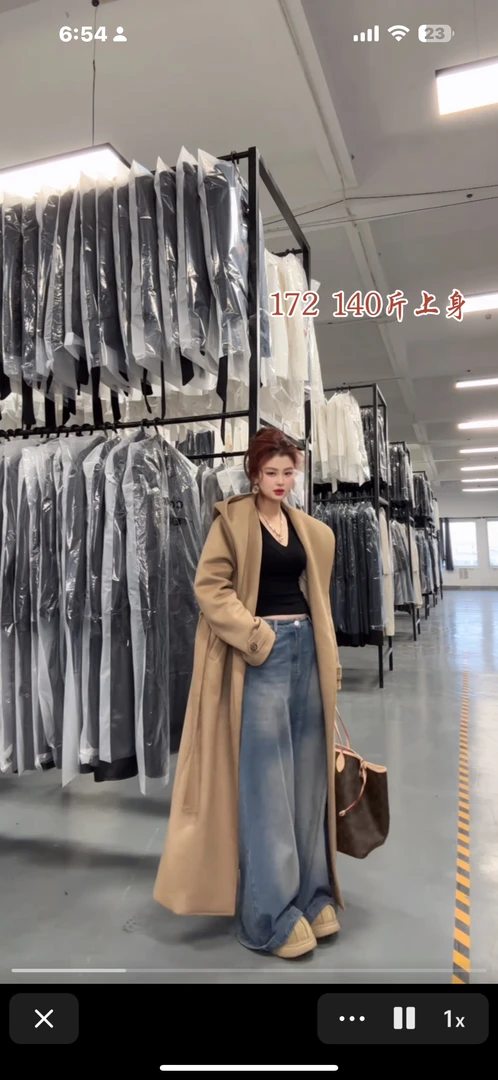 帽子羊毛大衣冬天外套