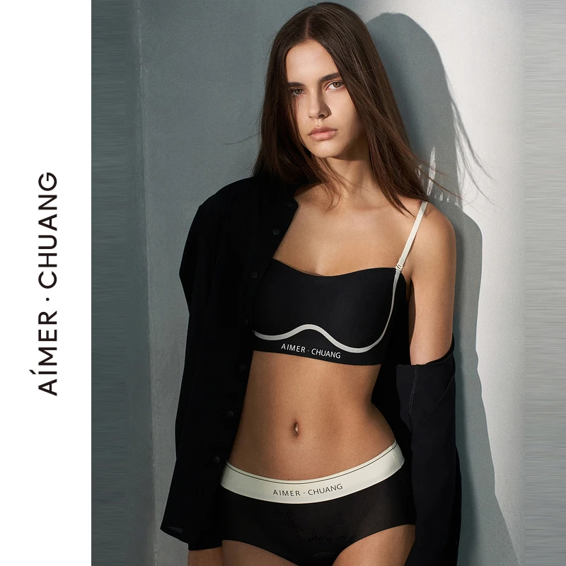 【溯源2】爱慕创女士无托薄模杯抹胸舒适美背性感聚拢薄款CA171143