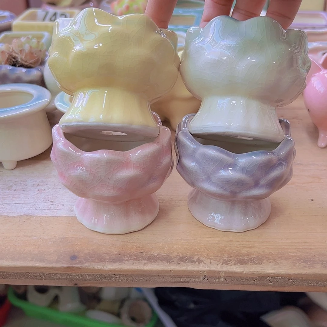 陶瓷花盆当场满12包邮