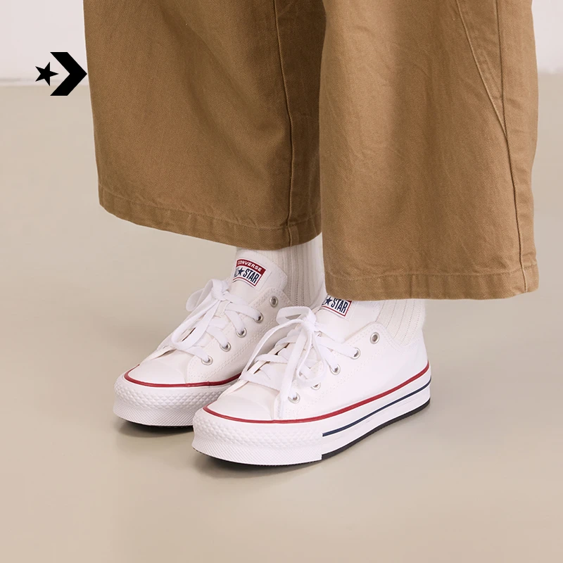 【流光风】匡威AllStarEVALift大童轻便低帮厚底鞋272858C