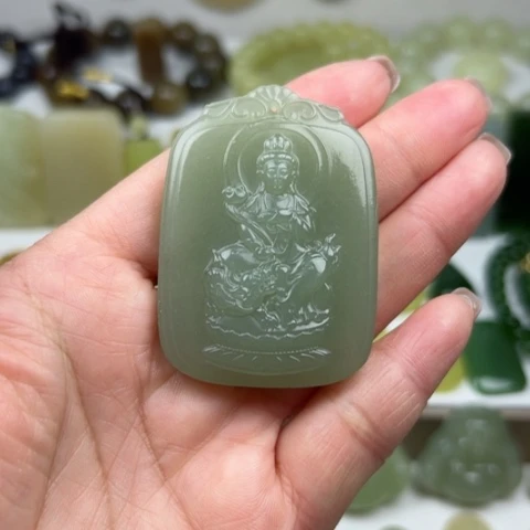 和田玉挂件未镶嵌