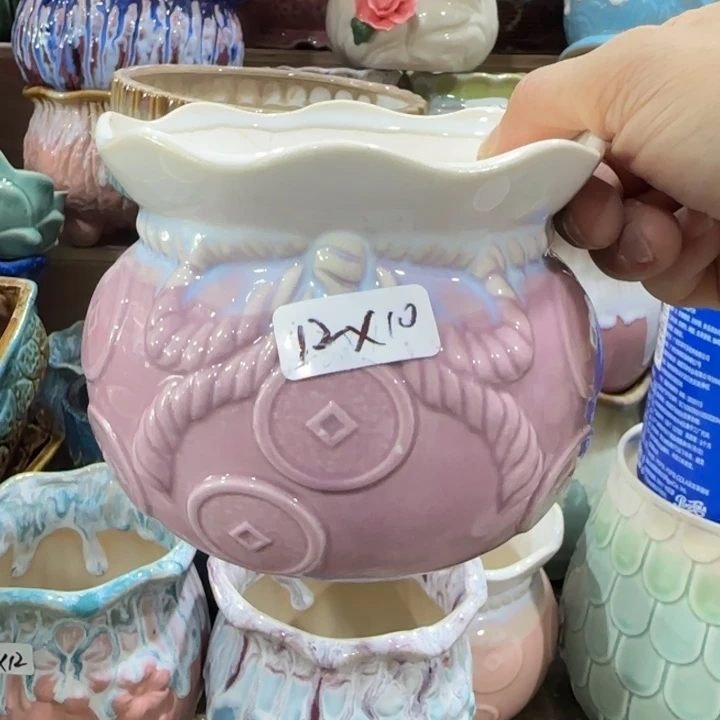凑9块包邮，有孔，花盆