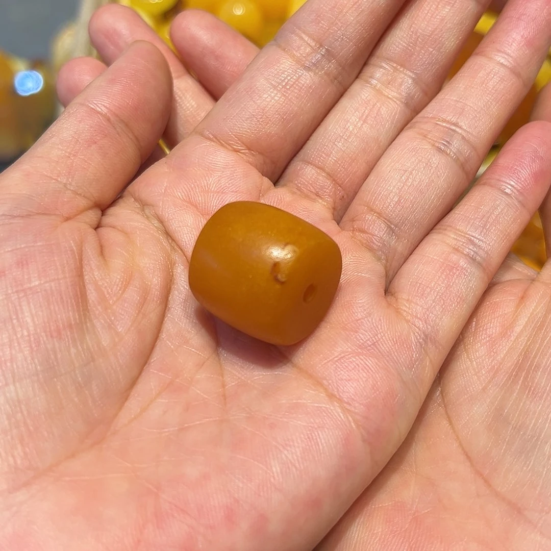 未镶嵌颈饰琥珀蜜蜡马蹄珠