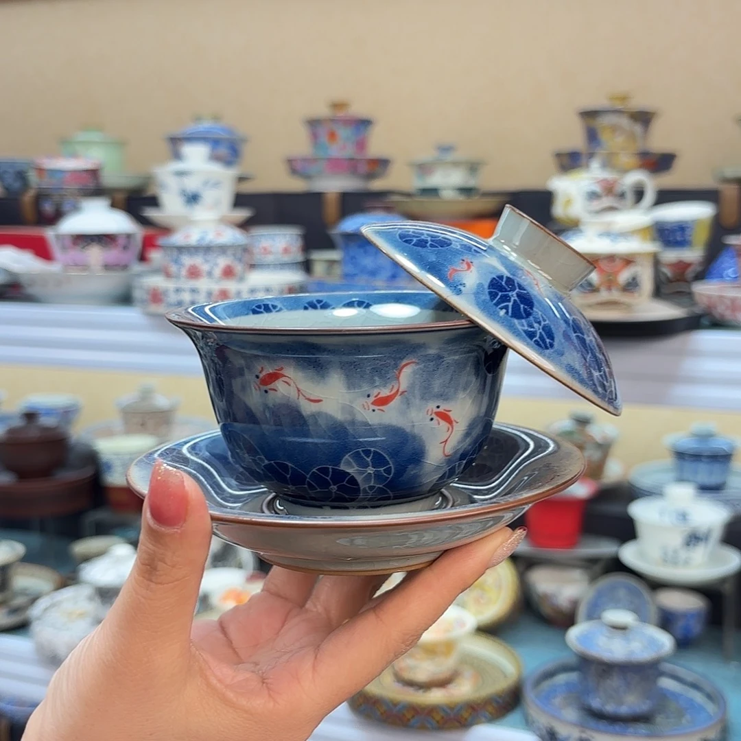 盖碗里的水煮开了放