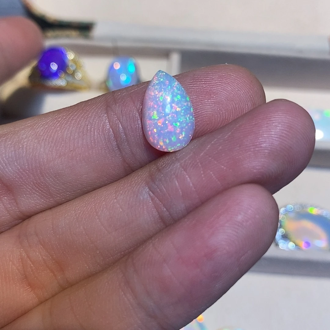 欧泊欧泊戒指银S925镶嵌石*石