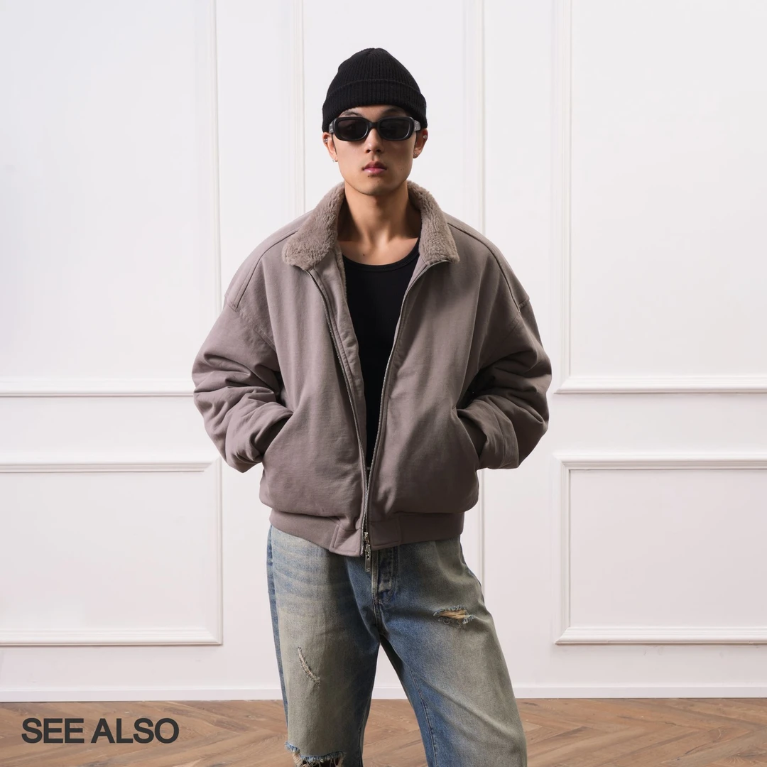 SEE ALSO 『初代雕』 廓形boyx / 双面秋冬保暖座山雕夹克LD3640