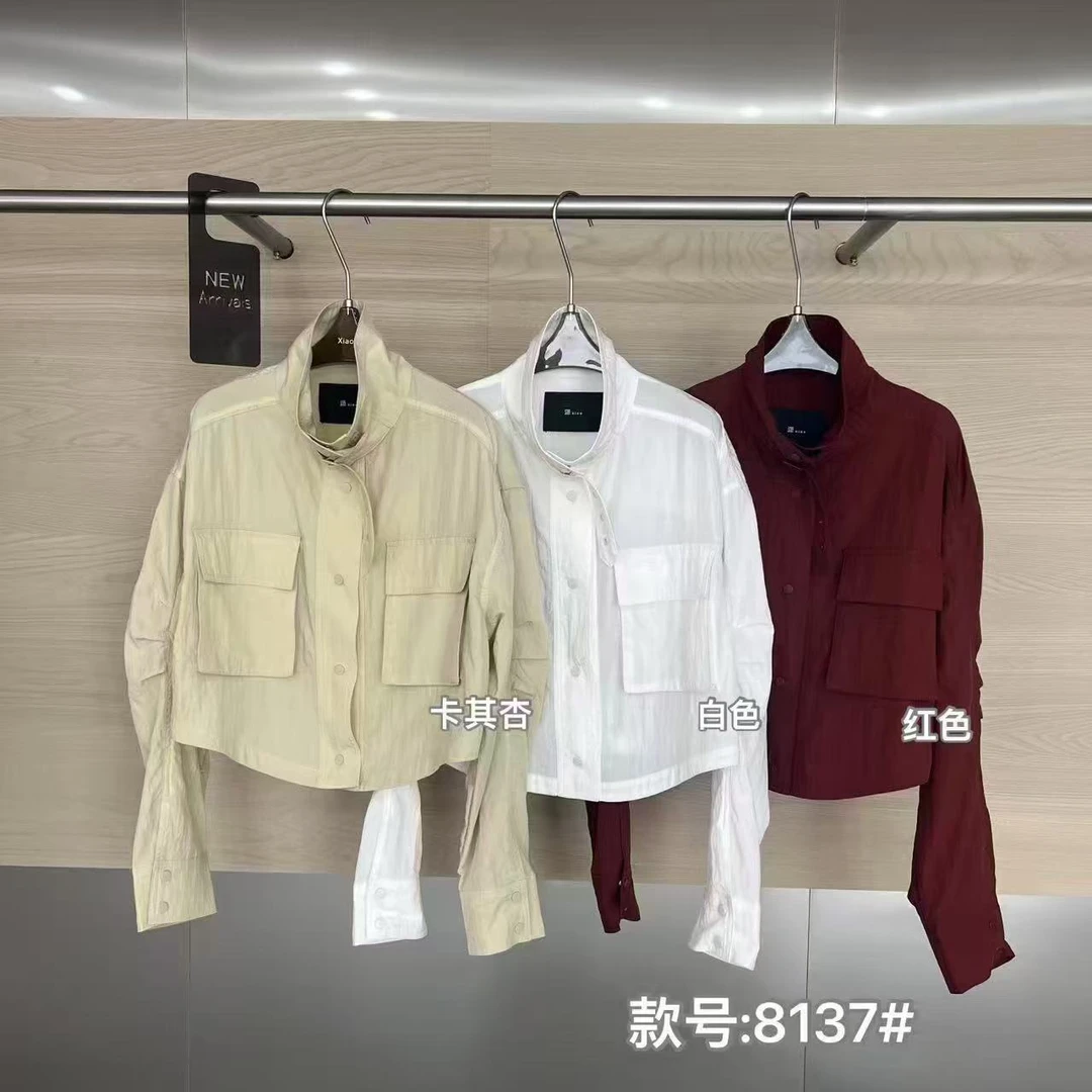 鑫燃KIKI (雅痞防晒外套）美式街头重工防晒工装外套 8137 潇家（F）