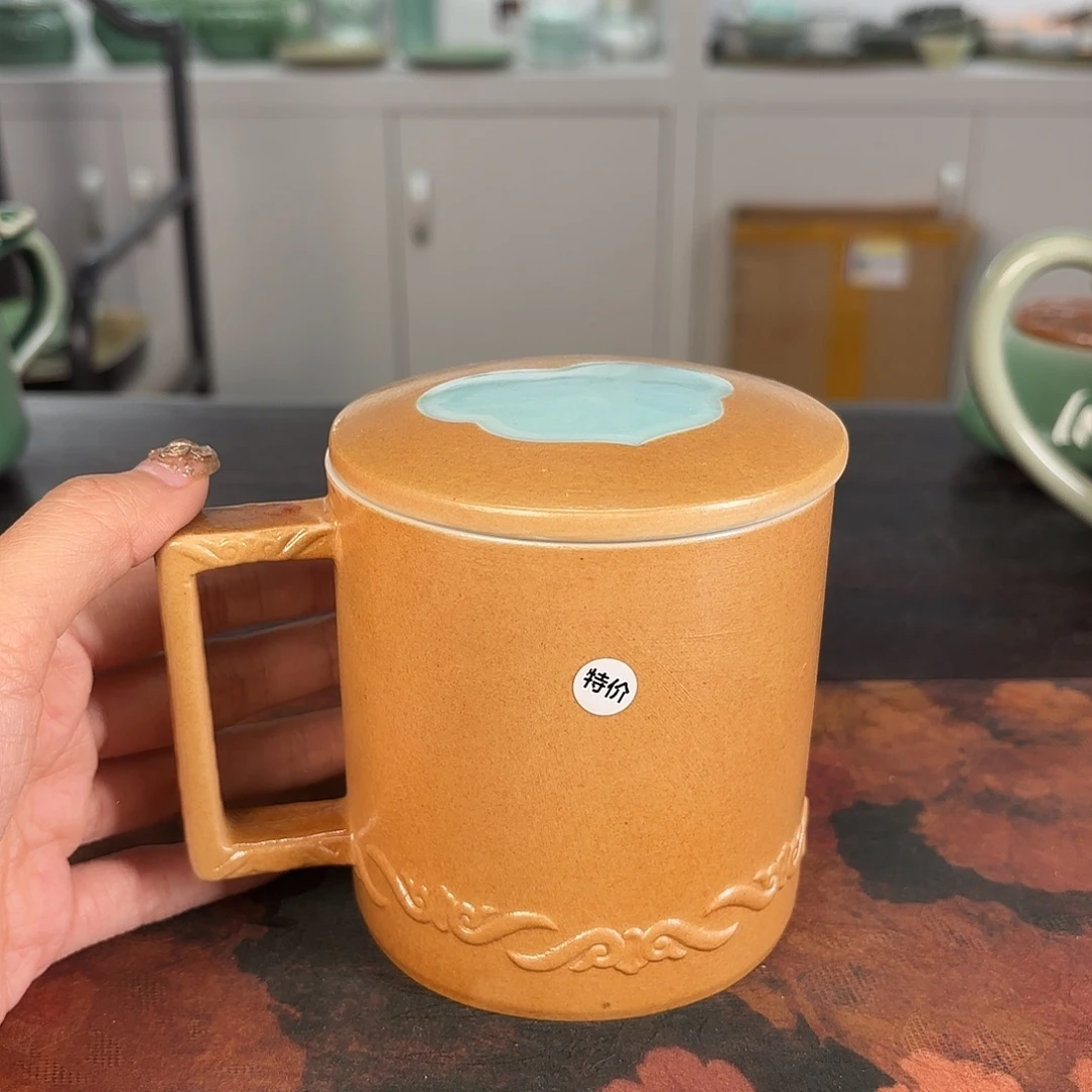 龙泉云间青瓷小米茶器