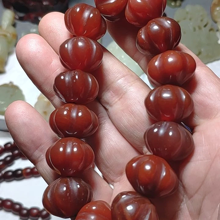 玛瑙/玉髓颈饰合金美**荐