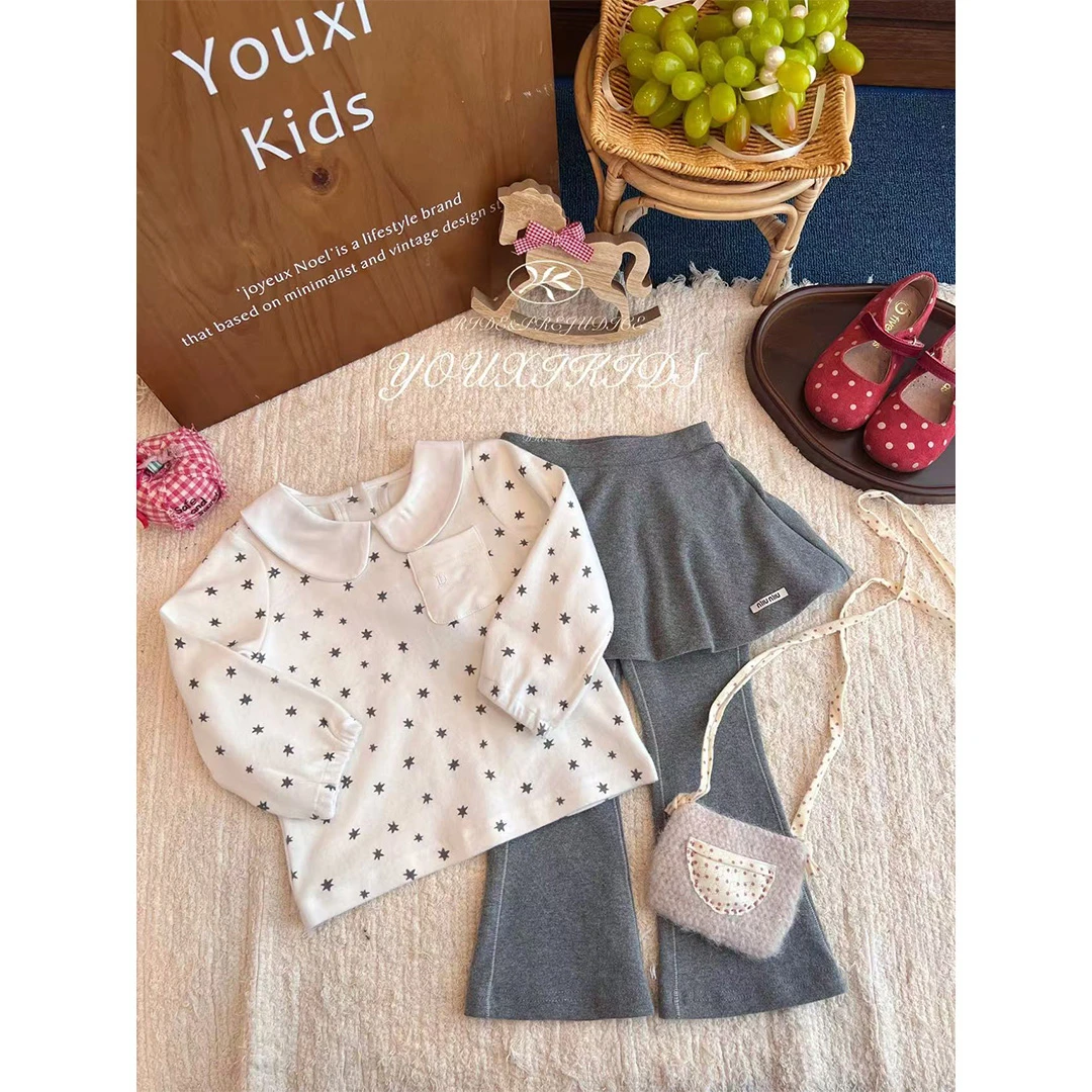 现飞飞家·25秋季新款星星长袖衬衫高级感长袖TFF2946