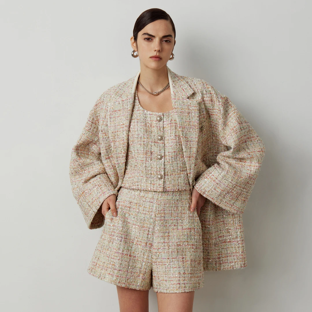 LYNEE 香风外套马甲短裤 LGD2ESW118/LGD2ESW119