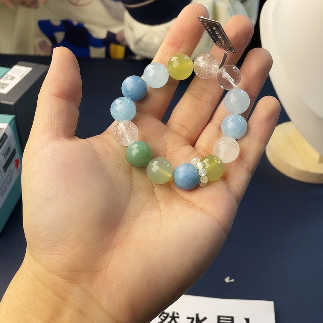 手链水晶银S925镶嵌