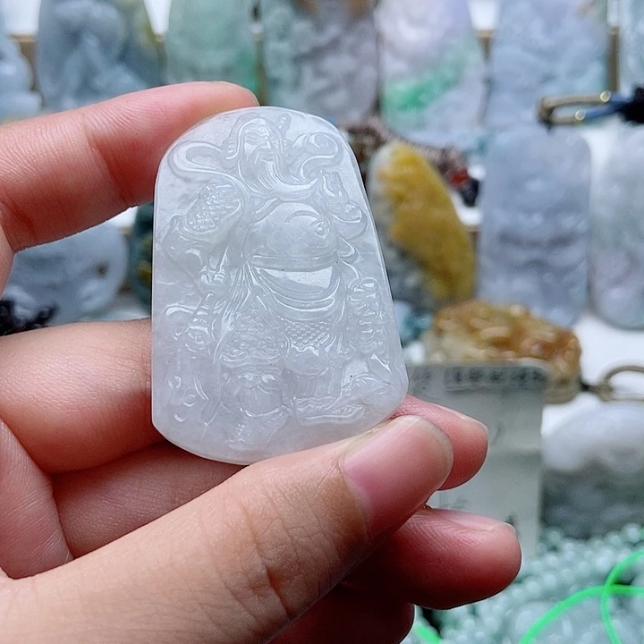 翡翠未镶嵌吊坠(不含链)1
