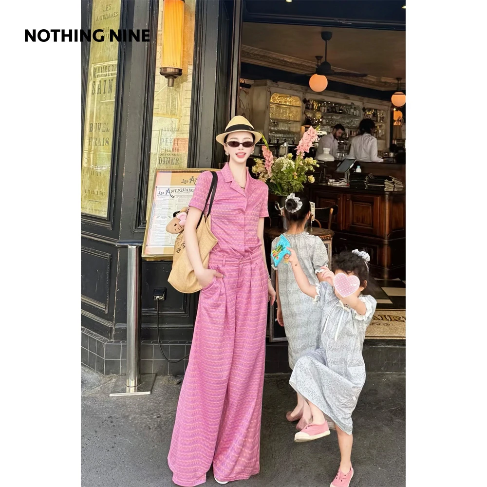 NOTHING NINE西柚余响意大利进口面料衬衫/长裤