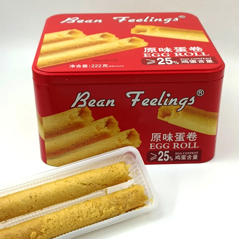 原味蛋卷酥饼干广东特产小吃休闲追剧解馋年货零食品