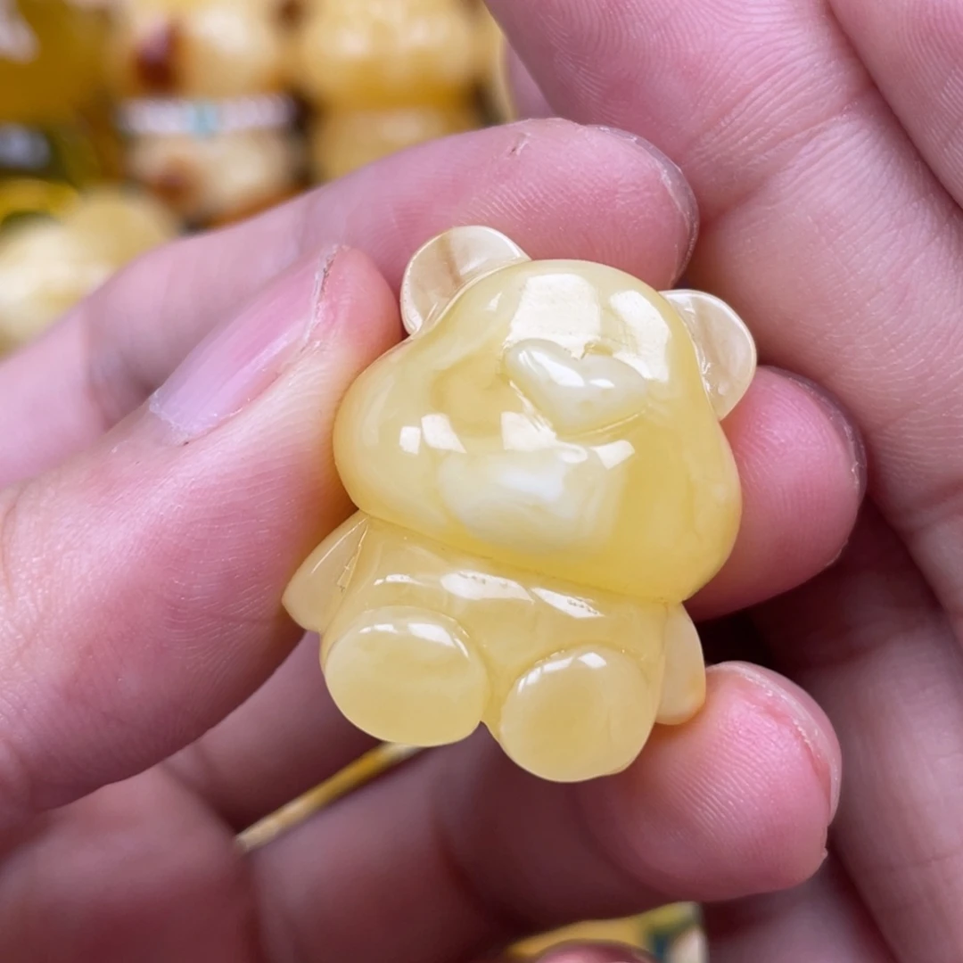 未镶嵌琥珀裸石莹*蜜蜡